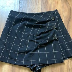 Zara plaid skort